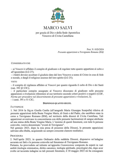 Decreto Trevignano